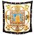 Hermès Foulard Hermes Carre 90 Hommage A Charles Garnier Marrone Nero Multicolore