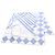 Hermès Hermes Carre Geant 140 Fouets et Badines Tattoo Scarf Bianco Blu