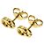 Orecchini Gucci GG Running in oro giallo 18K