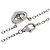 Collana Cartier C Heart in diamanti e oro bianco 18K - vista 2