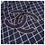 Chanel Coco Mark Silk Scarf White Multiple colors Navy blue - view 4
