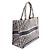 Christian Dior Dior BOOK TOTE Borsa Tote Media Oblique Crudo Blu navy - vista 2