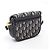 Borsa a tracolla Christian Dior Dior Bobby Small Oblique Beige Blu navy - vista 2
