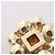Chanel Coco Mark Flower Halskette Weiß Golden - Ansicht 7