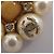 Chanel Coco Mark Flower Halskette Weiß Golden - Ansicht 8