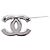 Spilla accessorio Chanel Coco Mark Nero Argento - vista 2