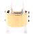Anel Coco Mark Band Chanel Preto Dourado - vista 3