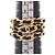 Anel Coco Mark Band Chanel Preto Dourado - vista 5