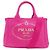 Prada Canapa Mini 2-Way Handbag Pink