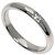 Anello fede Harry Winston in platino e diamanti