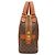 Céline Celine Macadam Triomphe Handtasche Braun - Ansicht 3