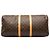 Louis Vuitton Brown Monogram Keepall Bandouliere 55 Marrone - vista 3