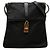 Bolsa Messenger Prada em Tessuto com acabamentos em couro Vitello preto
