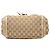 Gucci Bella Klappentasche aus beigem GG Canvas - Ansicht 3