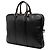Borsa business Gucci in vitello nero con diamanti - vista 2