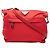Borsa a tracolla Prada in Tessuto rossa con zip Rosso