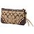 Pouch da polso Coach Beige Small Signature Canvas and Leather Studded - vista 2