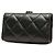 Chanel Wristlet Multi Pouches in Lambskin Matelassé Nero con Corona di Perle CC - vista 3
