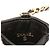 Chanel Wristlet Multi Pouches in Lambskin Matelassé Nero con Corona di Perle CC - vista 6
