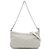 Borsa Satchel Gucci Gossip Small in canvas GG bianco Crudo