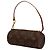 Louis Vuitton Pochette Papillon Monogram Marrone - vista 2