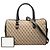 Borsa Satchel Bottega Veneta Beige BV Monogram Canvas - vista 7