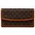 Louis Vuitton Brown Monogram Pochette Dame GM Braun