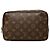 Louis Vuitton Brown Monogram Trousse Toilette 23 Marrone
