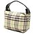 Borsa a mano Burberry Yellow Mini House Check Canvas Giallo - vista 2