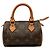 Louis Vuitton Brown Monogram Mini Speedy HL Marrom