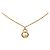Autre Marque Collana con pendente Dior Gold placcata in oro logo CD D'oro - vista 2
