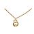Autre Marque Collana con pendente Dior Gold placcata in oro logo CD D'oro - vista 3