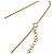 Autre Marque Collana con pendente Dior Gold placcata in oro logo CD D'oro - vista 4