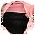 Balenciaga Mini Le Cagole Motocross in pelle goffrata rosa - vista 4