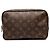 Louis Vuitton Brown Monogram Trousse Toilette 23 Marrone