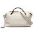 Fendi By The Way Satchel Tasche aus tricolor Leder grau Größe Medium
