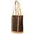 Louis Vuitton Brown Monogram Bucket GM Marrone - vista 2