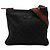 Borsa a tracolla Gucci in tela GG nera con fascia Web Nero
