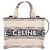 Céline Celine Beige Small Canvas Cabas Thais Satchel - vue 3