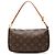 Louis Vuitton Brown Monogram Pochette Accessoires Castaño