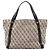 Borsa Tote Bottega Veneta Beige BV Monogram Jacquard
