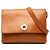 Céline Celine Brown Leather Ring Lock Crossbody Castaño