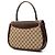 Gucci Handtasche aus beigem GG Canvas mit Tragegriff - Ansicht 2