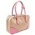 Bolsa Satchel Prada Re Edition 1978 em Re Nylon Bege com Acabamentos em Saffiano - vista 2