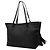 Bamboo Borsa Tote Gucci in denim GG nero con nappe in bambù - vista 2