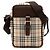 Borsa a tracolla Burberry Beige House Check Canvas