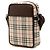 Borsa a tracolla Burberry Beige House Check Canvas - vista 2