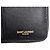 Autre Marque Cartera bi-fold de piel Saint Laurent Cassandra Negro - vista 7