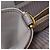 Fendi 2Jours 2-Way Handtasche aus grauem Leder - Ansicht 14