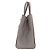 Fendi 2Jours 2-Way Handtasche aus grauem Leder - Ansicht 3